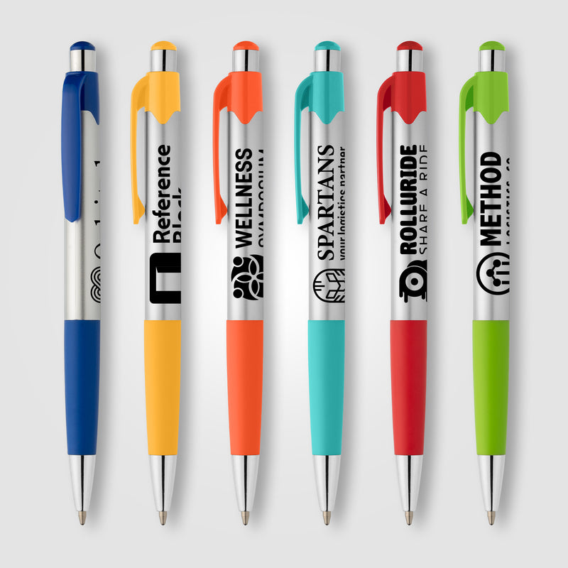 Smoothy Recycled Plastic Color Grip Pen-zoom-