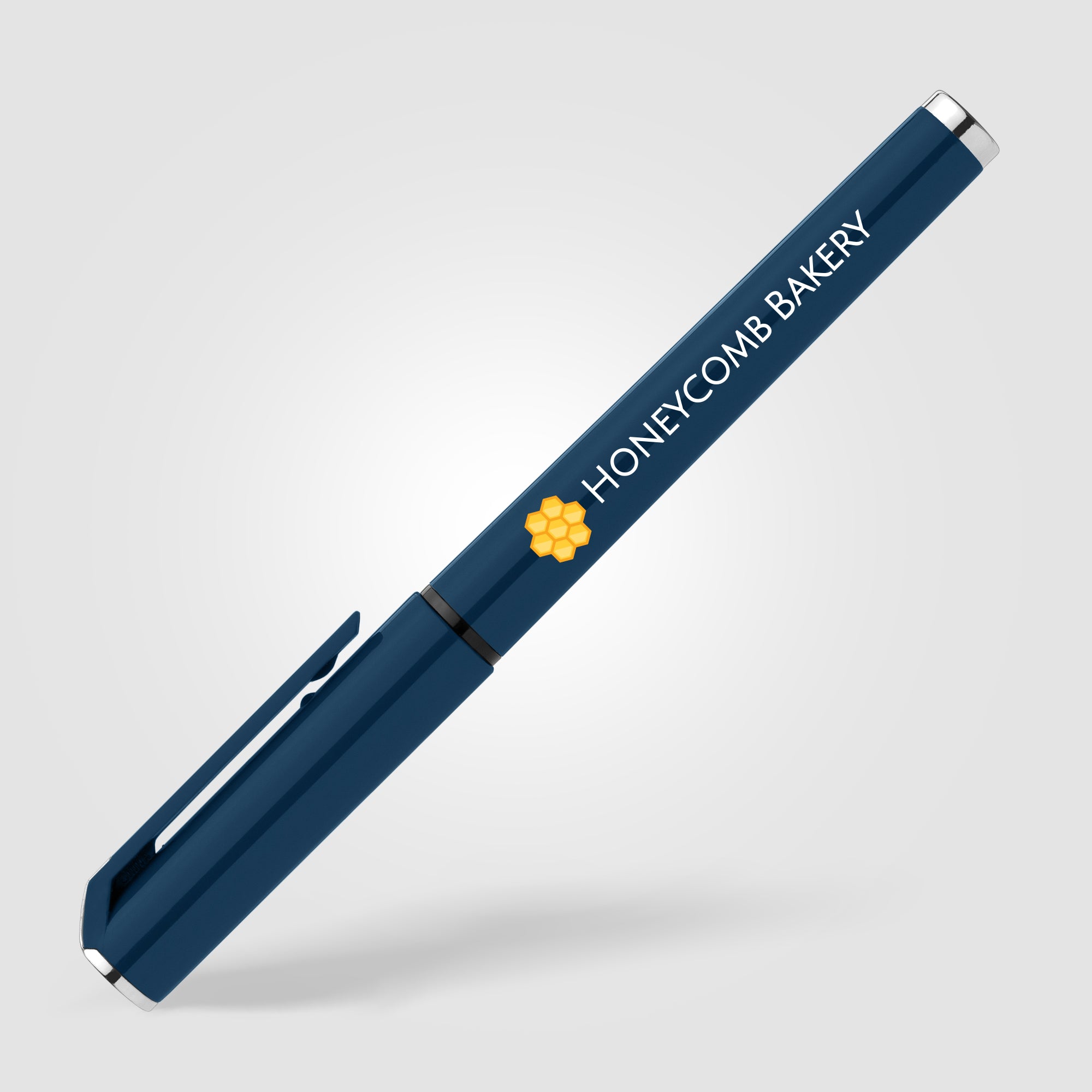 Islander Recycled Plastic Monochrome Gel Grip Pen - ColorJet-zoom-4