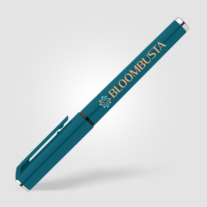 Islander Recycled Plastic Monochrome Gel Grip Pen - ColorJet-zoom-