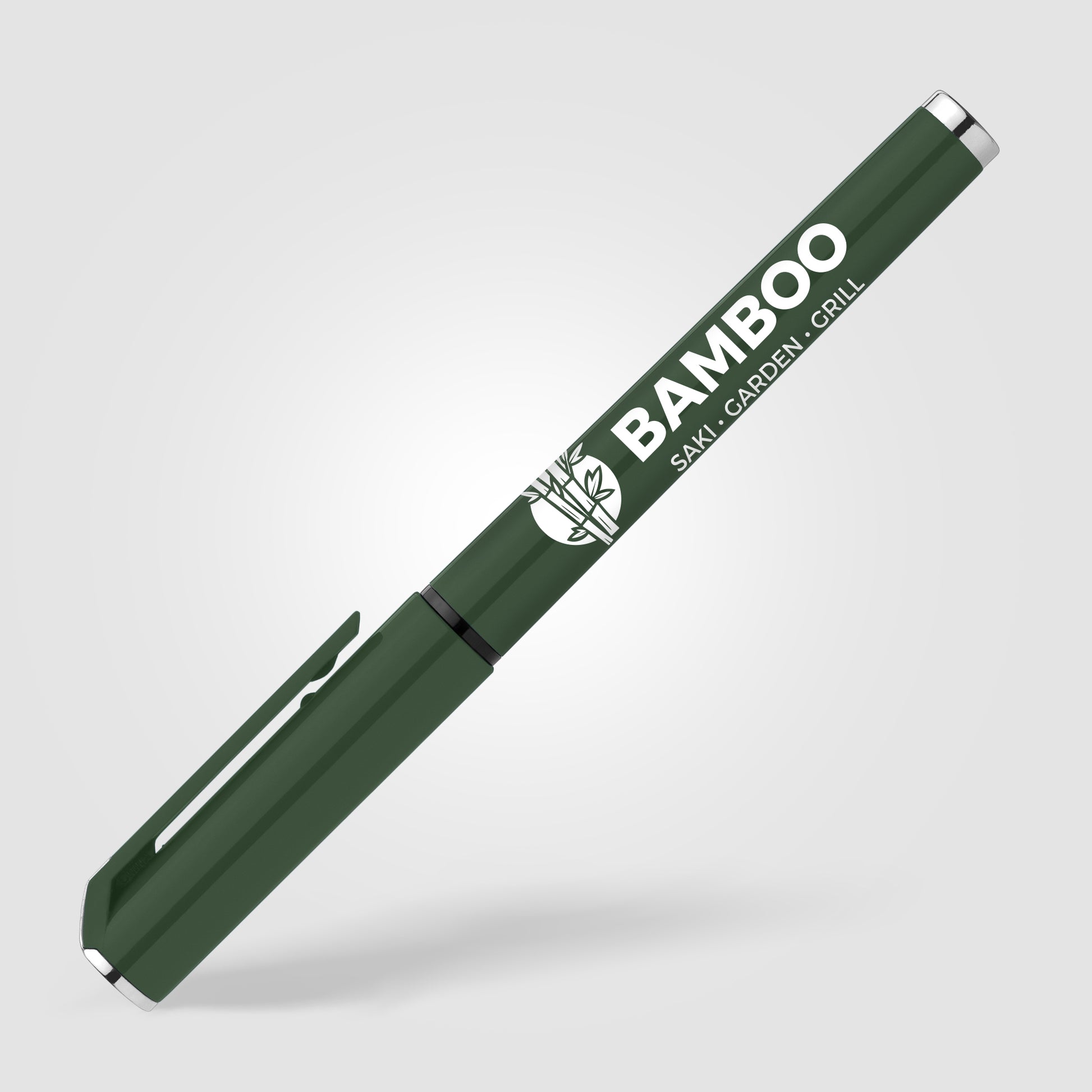 Islander Recycled Plastic Monochrome Gel Grip Pen-3