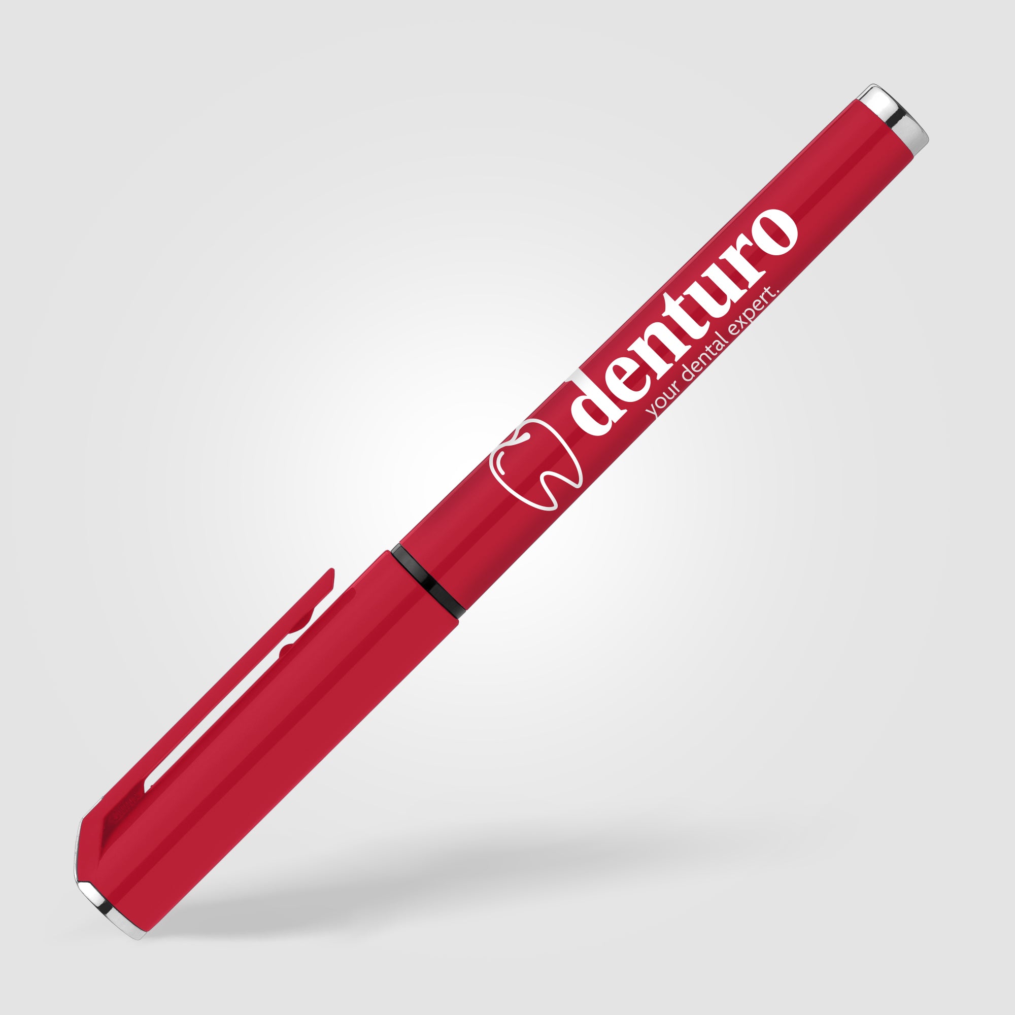Islander Recycled Plastic Monochrome Gel Grip Pen-zoom-5