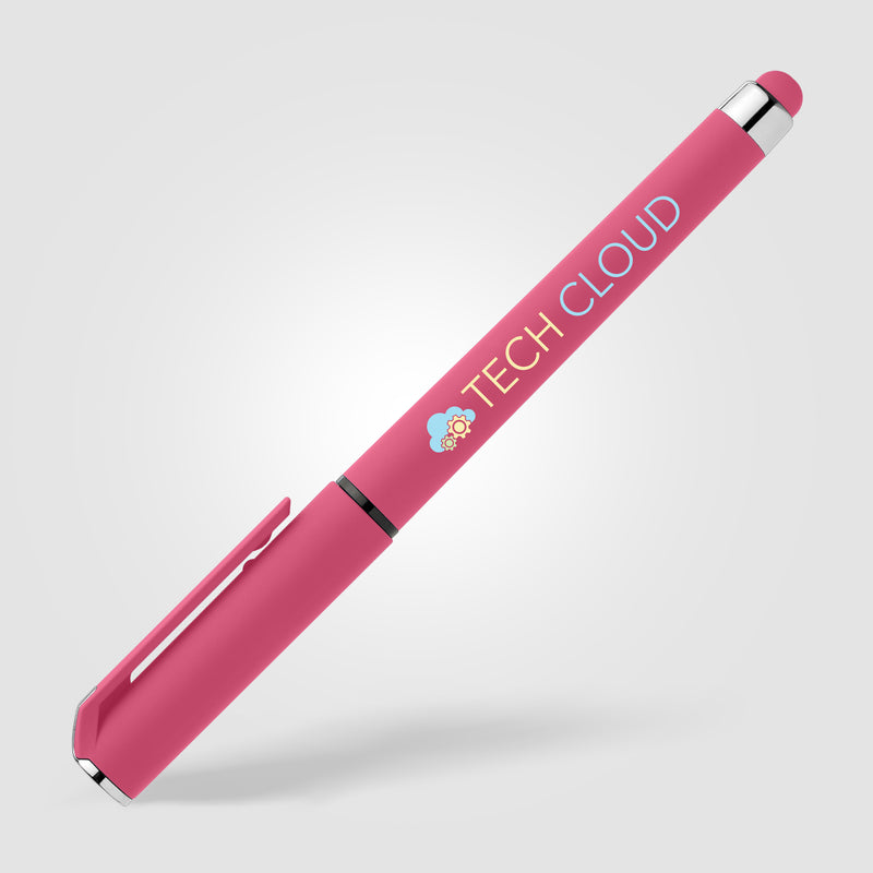 Islander Recycled Plastic Brights Gel Grip Pen - ColorJet-zoom-