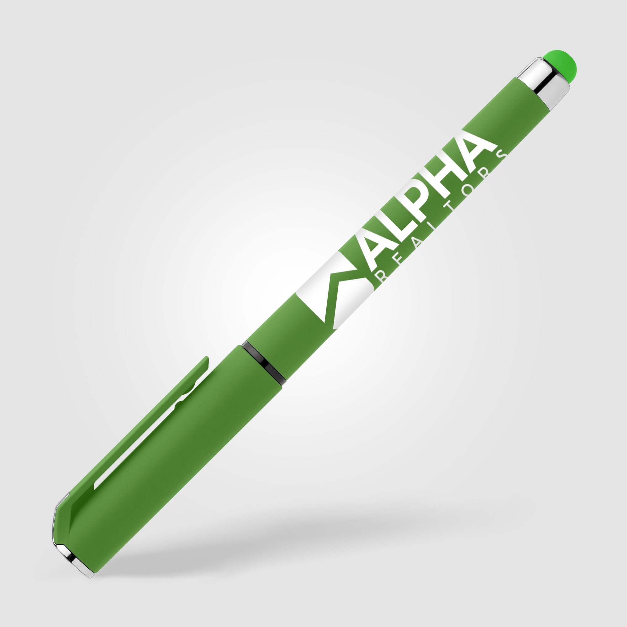 Islander Recycled Plastic Brights Gel Grip Pen-zoom-2