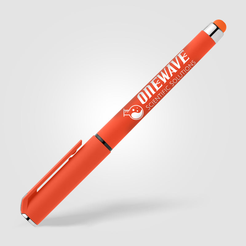 Islander Recycled Plastic Brights Gel Grip Pen-zoom-
