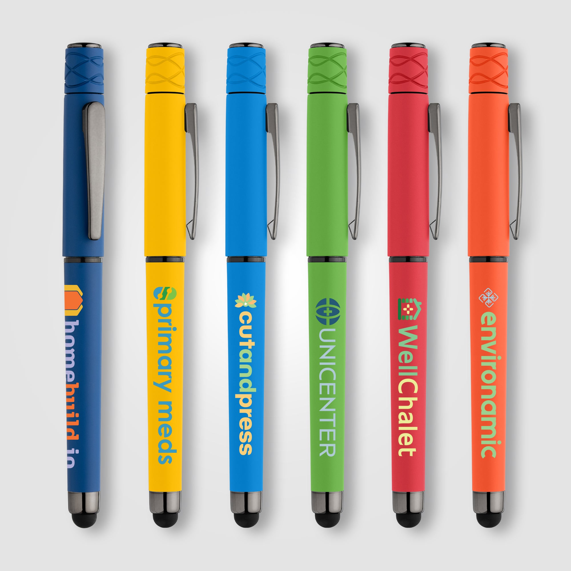 Tavi Recycled Plastic Fidget Spinner Stylus Gel Pen - ColorJet-zoom-1