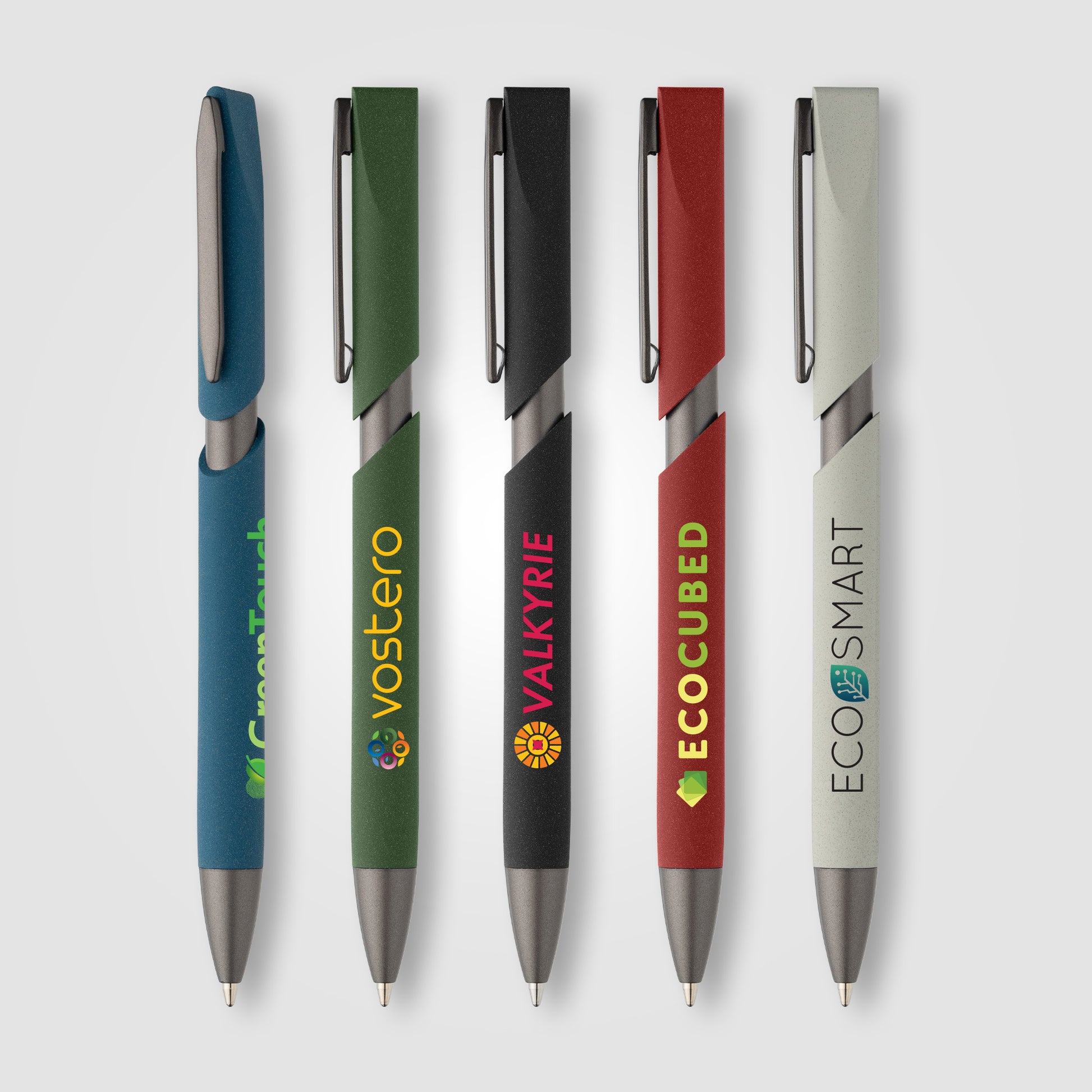 Image of the Kyra Recycled Plastic Stone Finish Pen - ColorJet promotional product, SKU AMT-C.