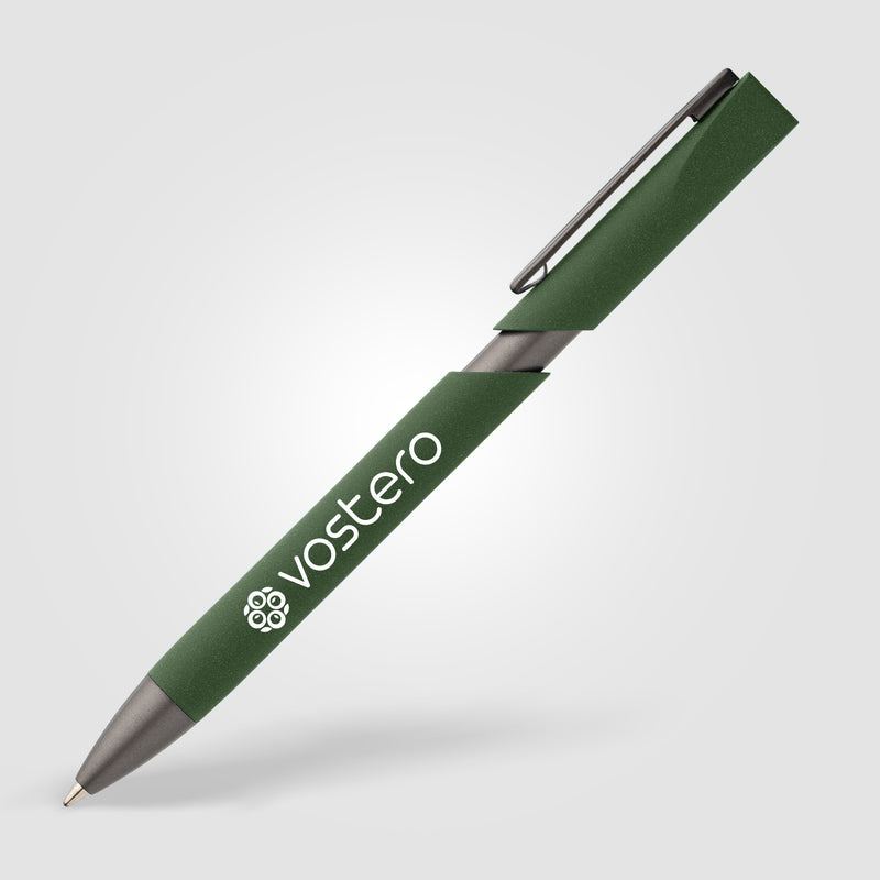 Kyra Recycled Plastic Stone Finish Pen-zoom-
