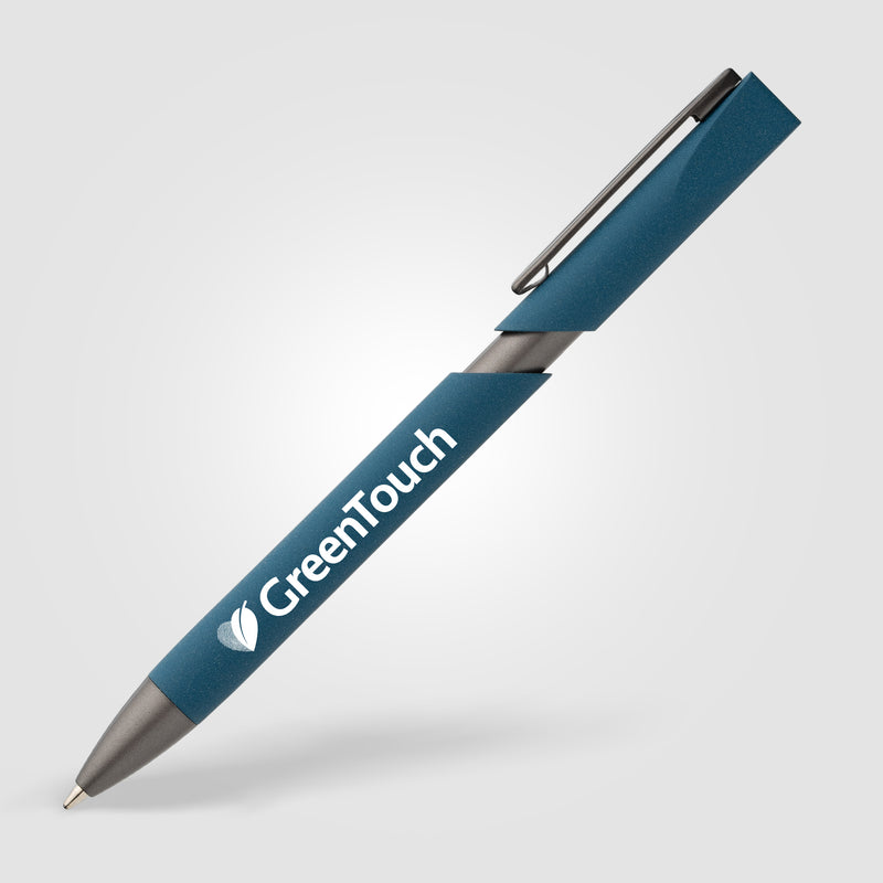 Kyra Recycled Plastic Stone Finish Pen-zoom-