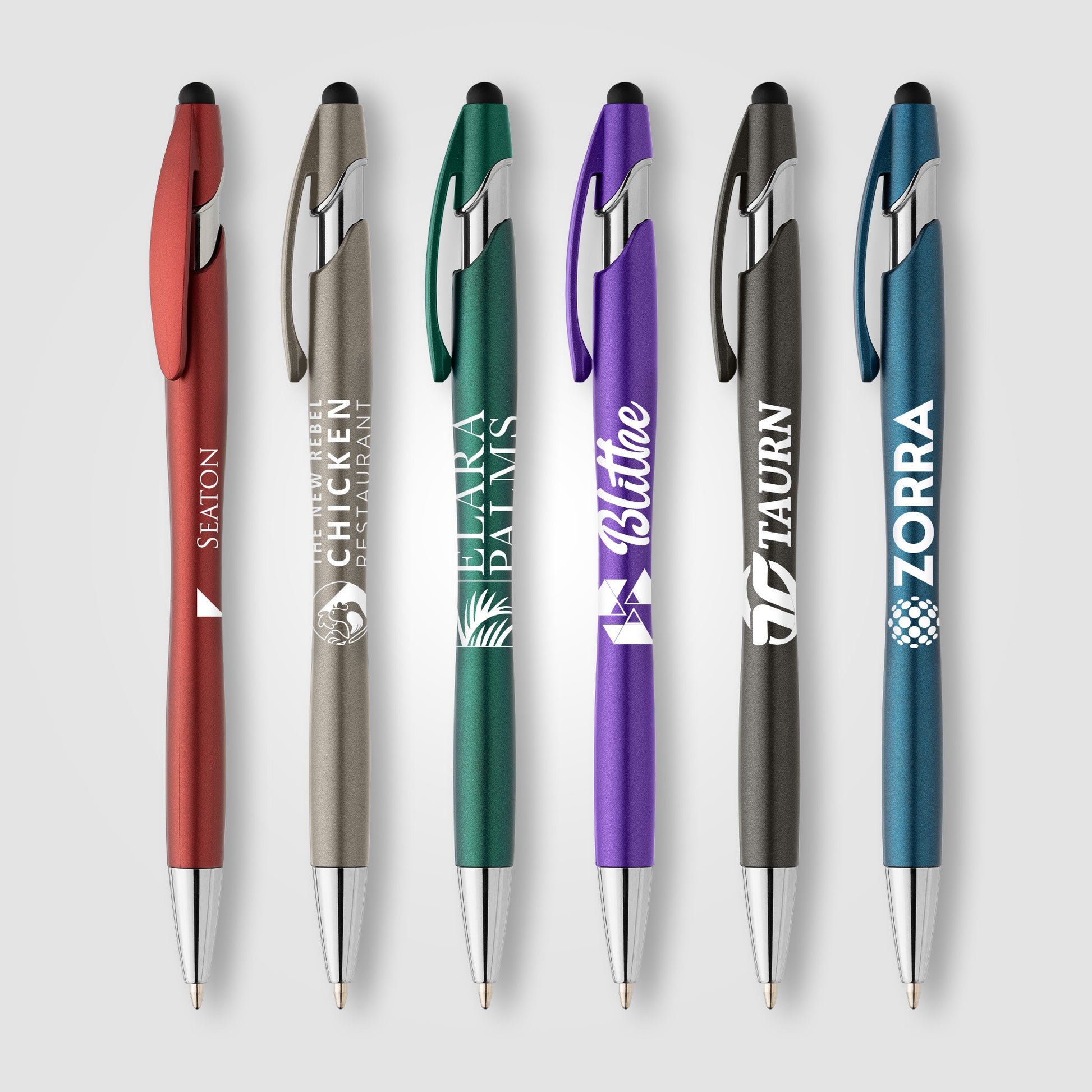 La Jolla Recycled Plastic Metallic Stylus Pen-1