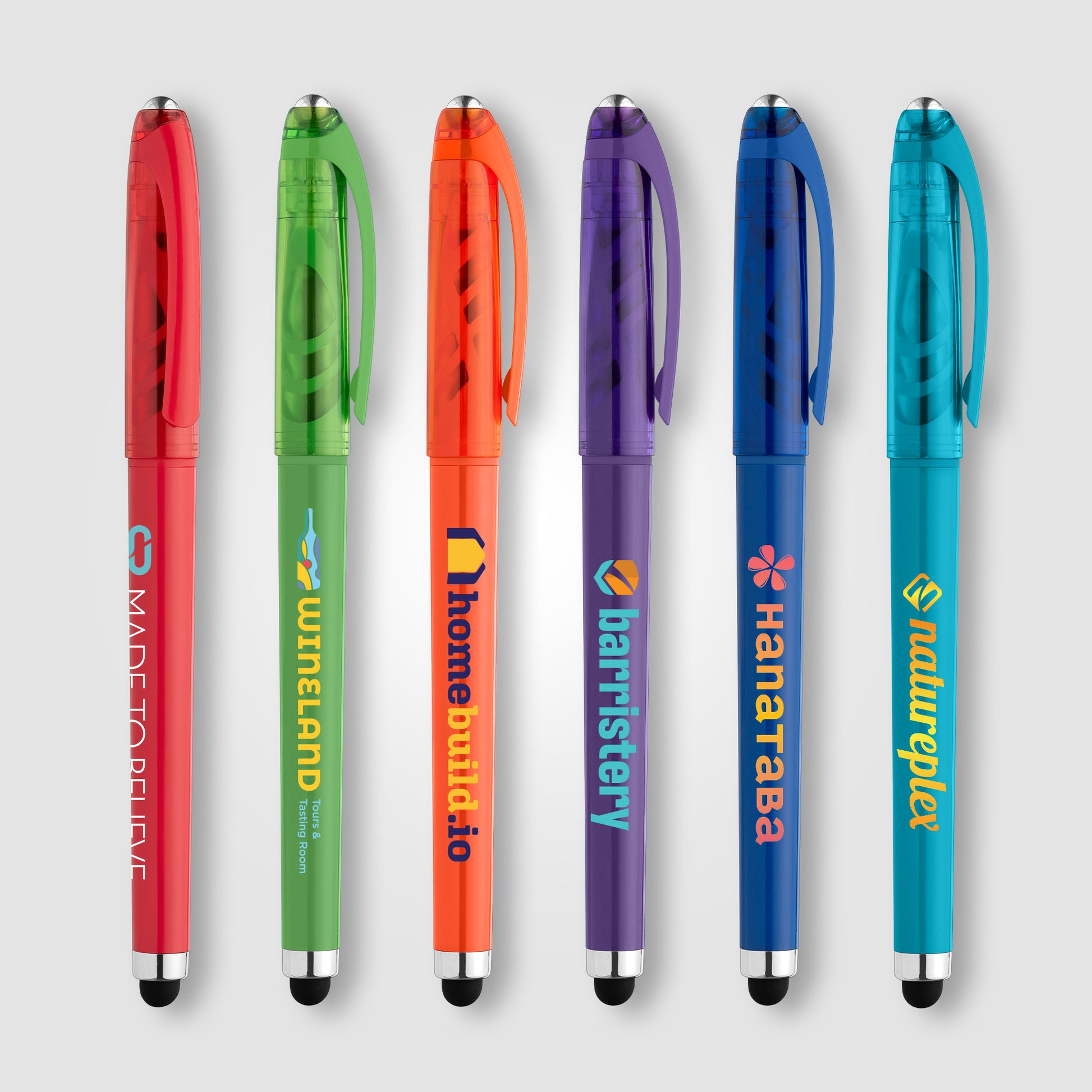 Prism Recycled Plastic Fidget Ball Stylus Gel Pen - ColorJet-1