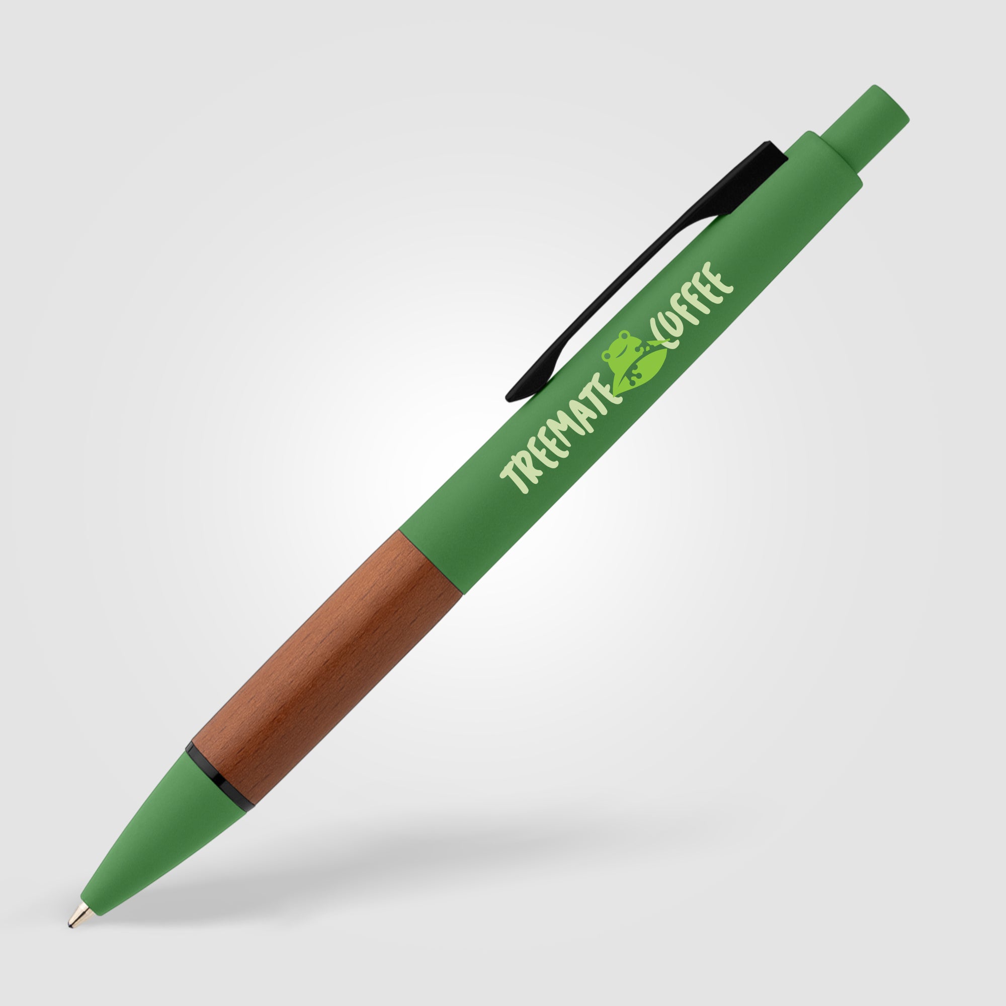 Tide Recycled Plastic Wood Grip Pen - ColorJet