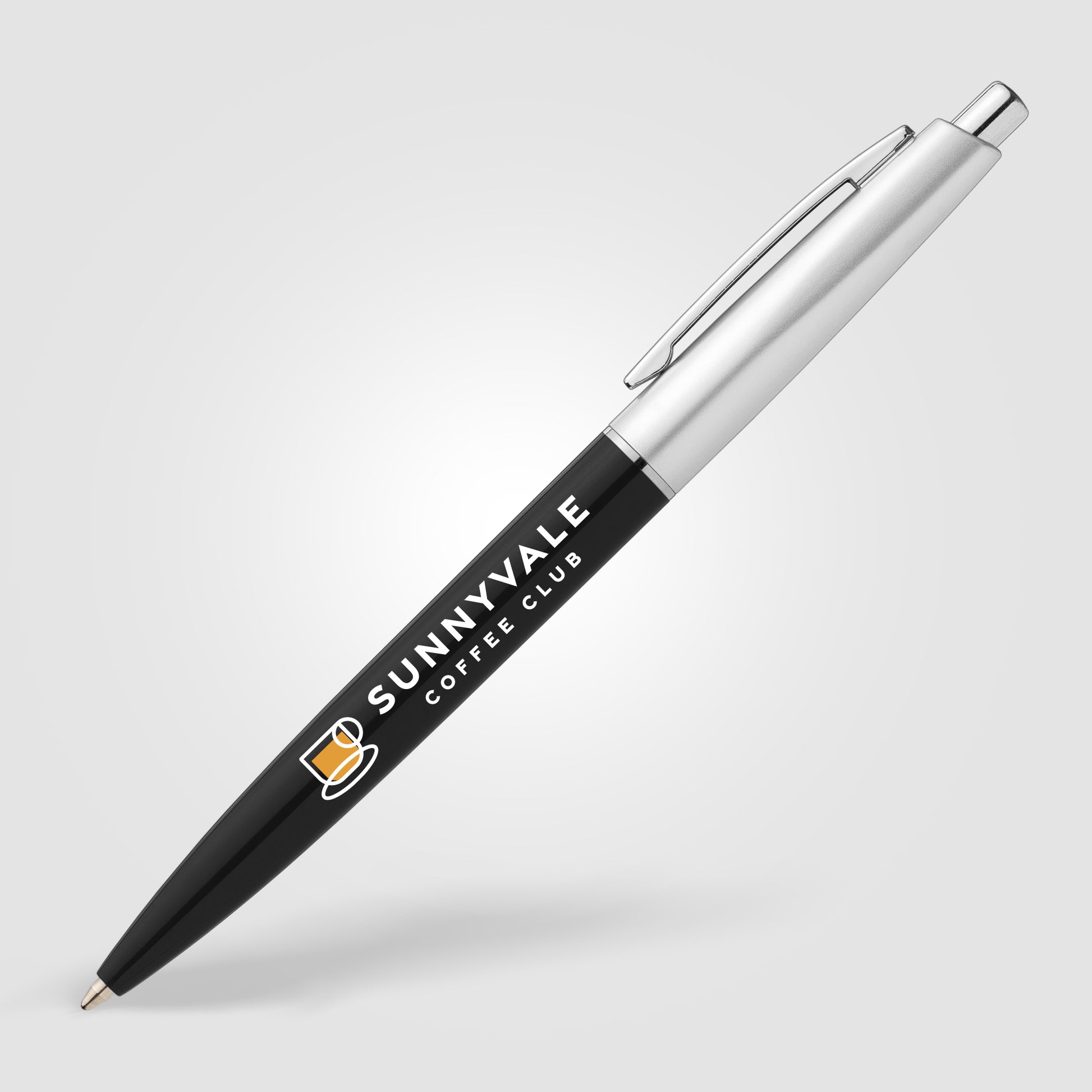Natori Recycled Plastic Chrome Trim Pen - ColorJet-2