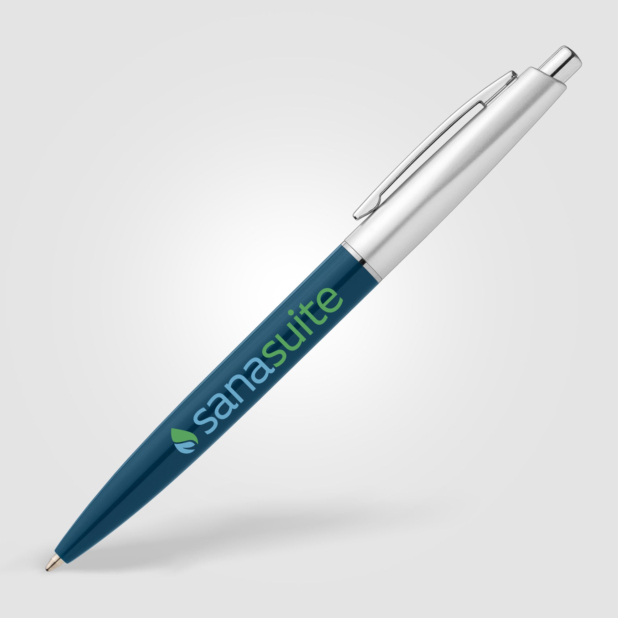 Natori Recycled Plastic Chrome Trim Pen - ColorJet-zoom-4