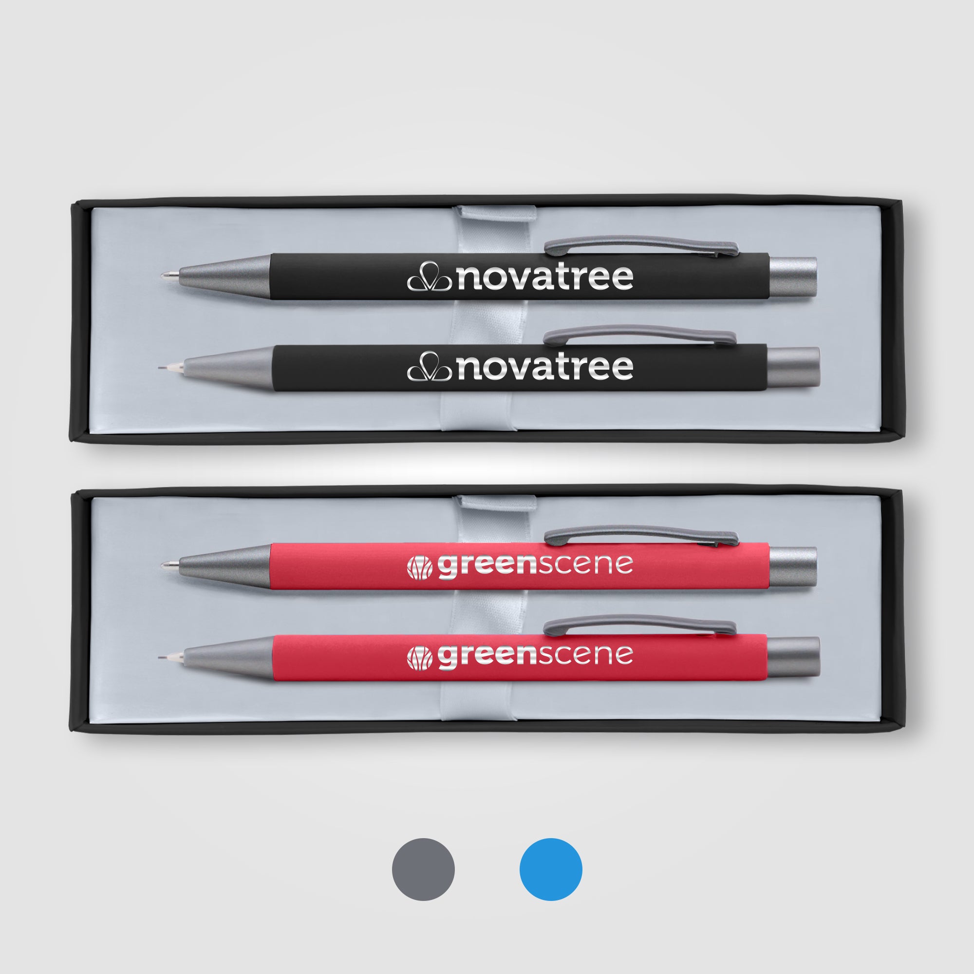 Bowie Pen & Pencil Gift Set - Laser-zoom-1
