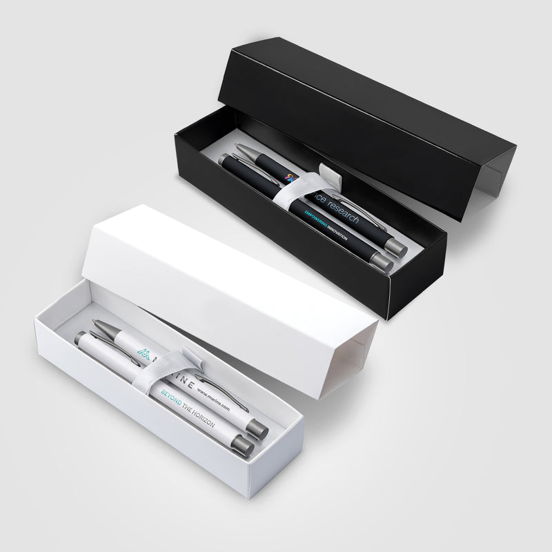 Bowie Softy & Bowie Rollerball - Colorjet - Full Color Metal Pen in Gift Box-zoom-