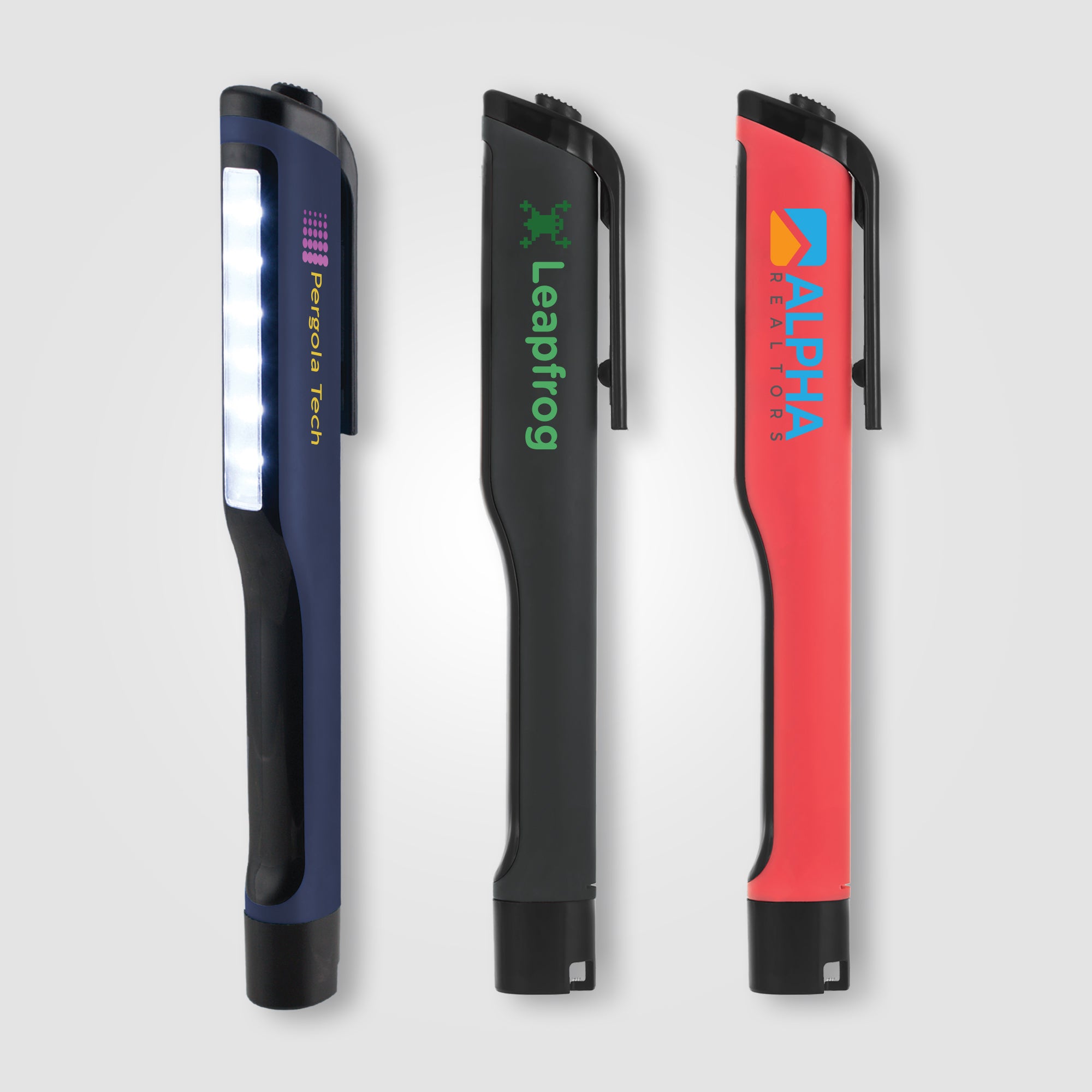 Image of the Vega Softy 6-LED Light Bar Softy Flashlight - ColorJet promotional product, SKU FBK-C.