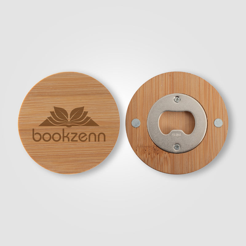 Bamboo Magnetic Bottle Opener-zoom-