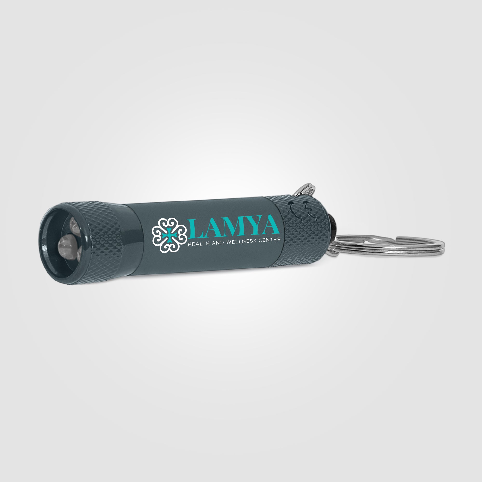 Chroma Softy Monochrome Metallic - LED Flashlight with Keyring - ColorJet