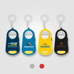 Image of the Casper LED Light, Bottle Opener, Keyring, Tape Measure - ColorJet promotional product, SKU FHU-C.