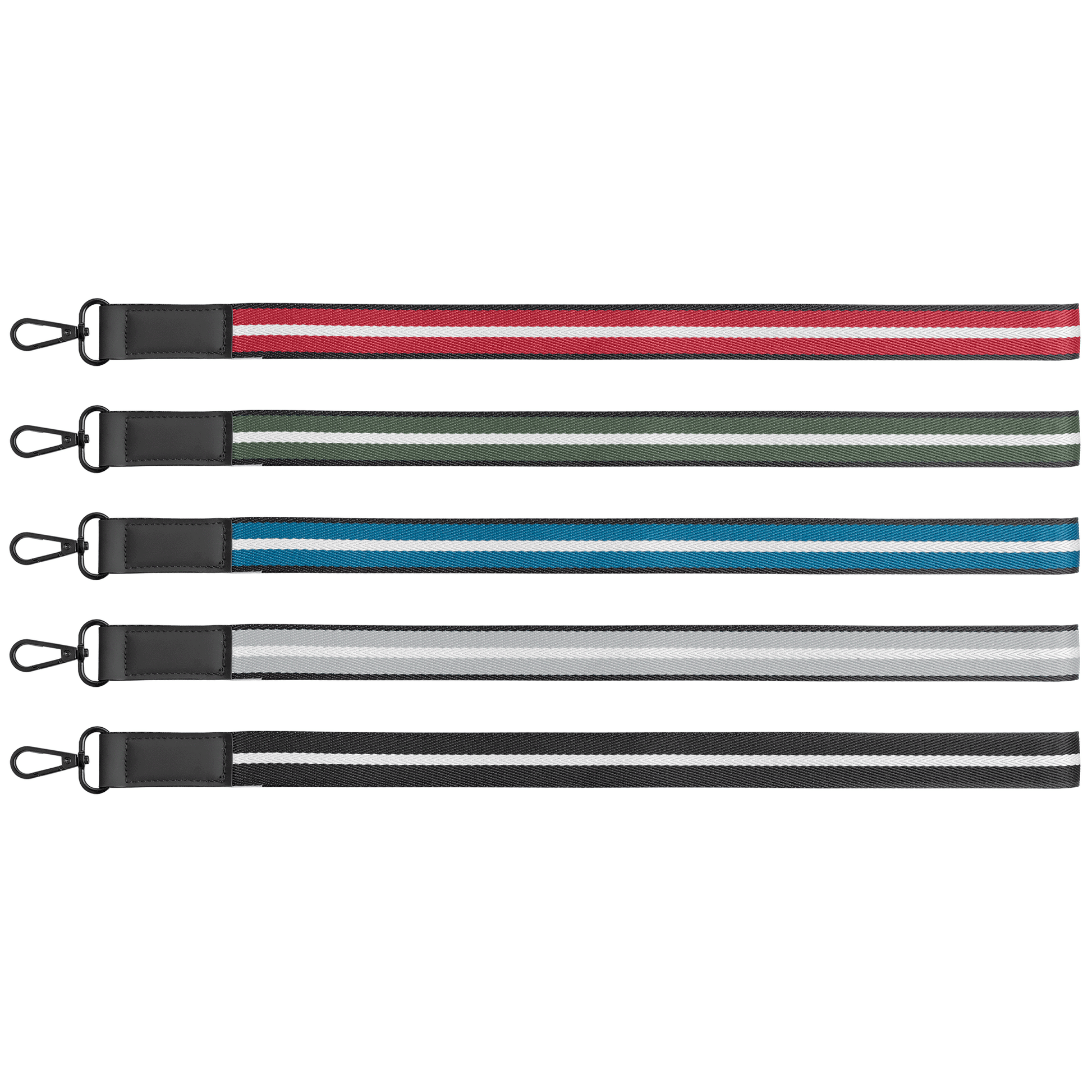 Newport rPET Woven Chevron Phone Strap Lanyard - 17.19"× 1" - Full-Color Inkjet-1
