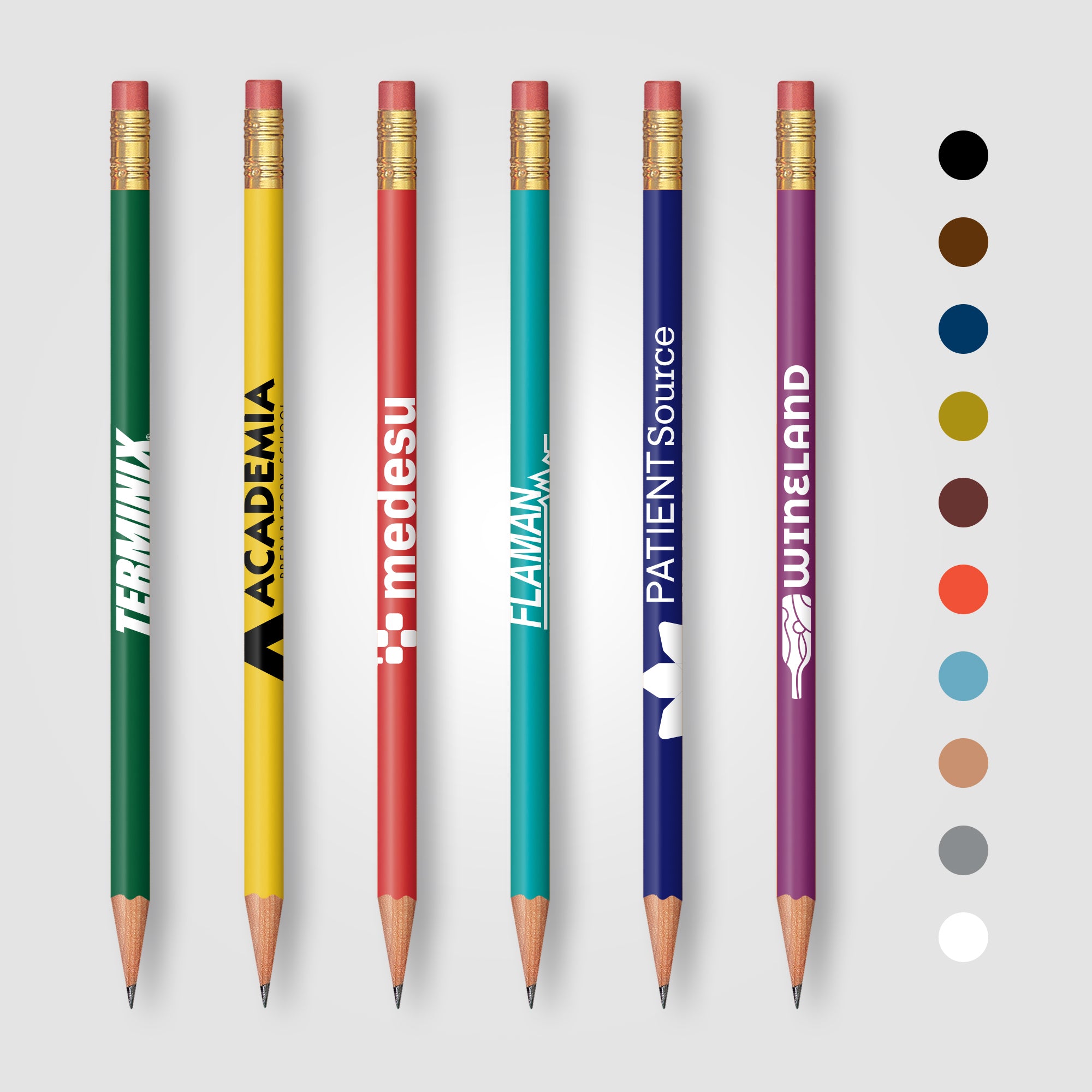 Image of the Round #2 Pencil promotional product, SKU FRD.
