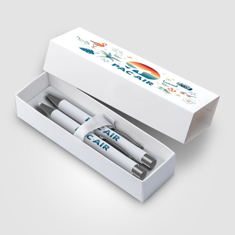 Bowie Pen & Pencil Gift Set - ColorJet on Pen, Pencil & Box-zoom-