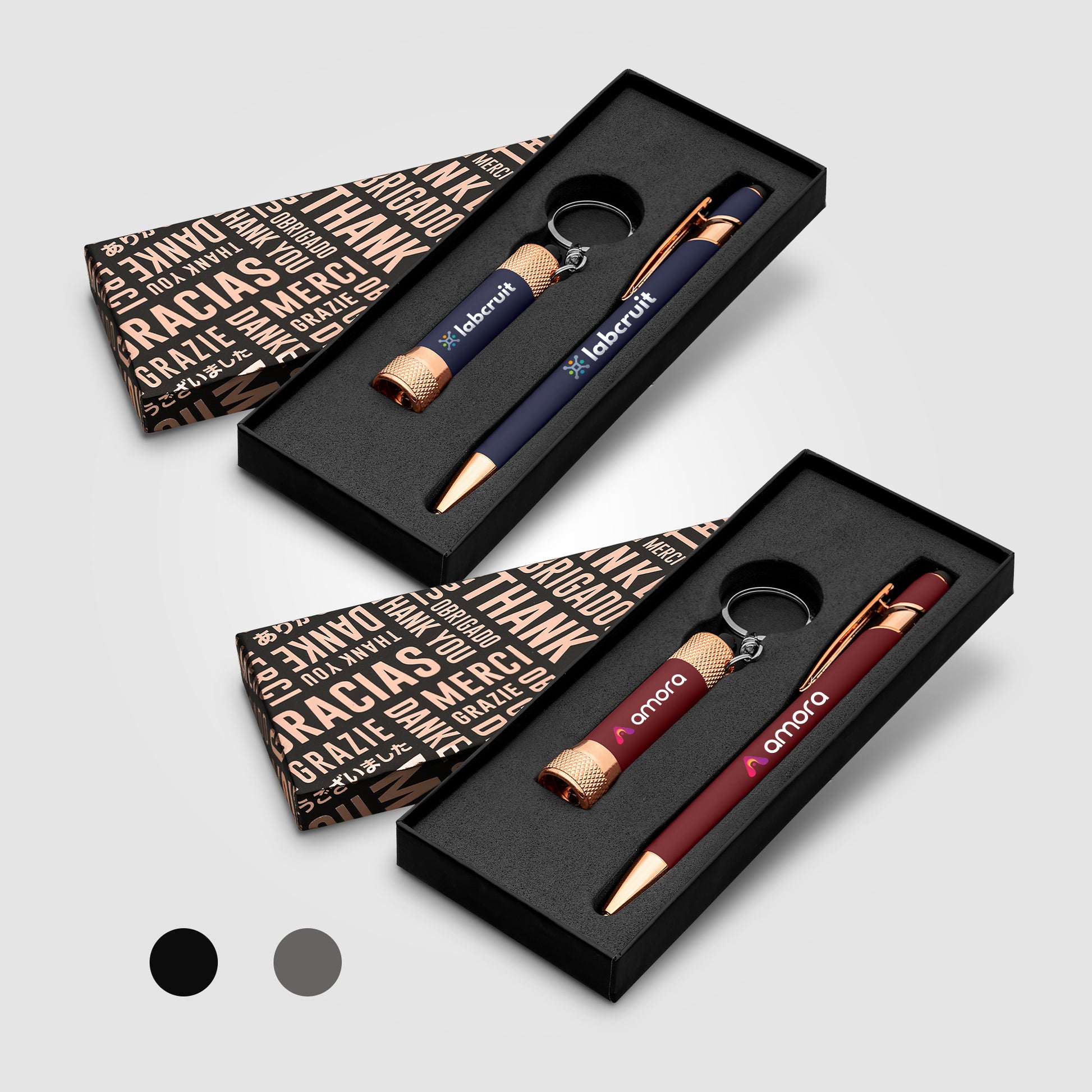 Ellipse & Chroma Softy Rose Gold Classic Thank You Gift Set - ColorJet-1