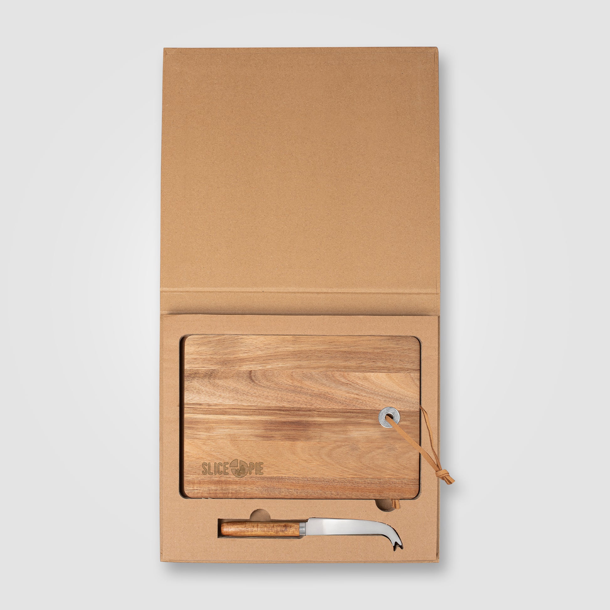 Image of the Mysa FSC Wood Hanging Cheese Knife & Board – 9.45 x 6.69 x 0.59" promotional product, SKU HAD.