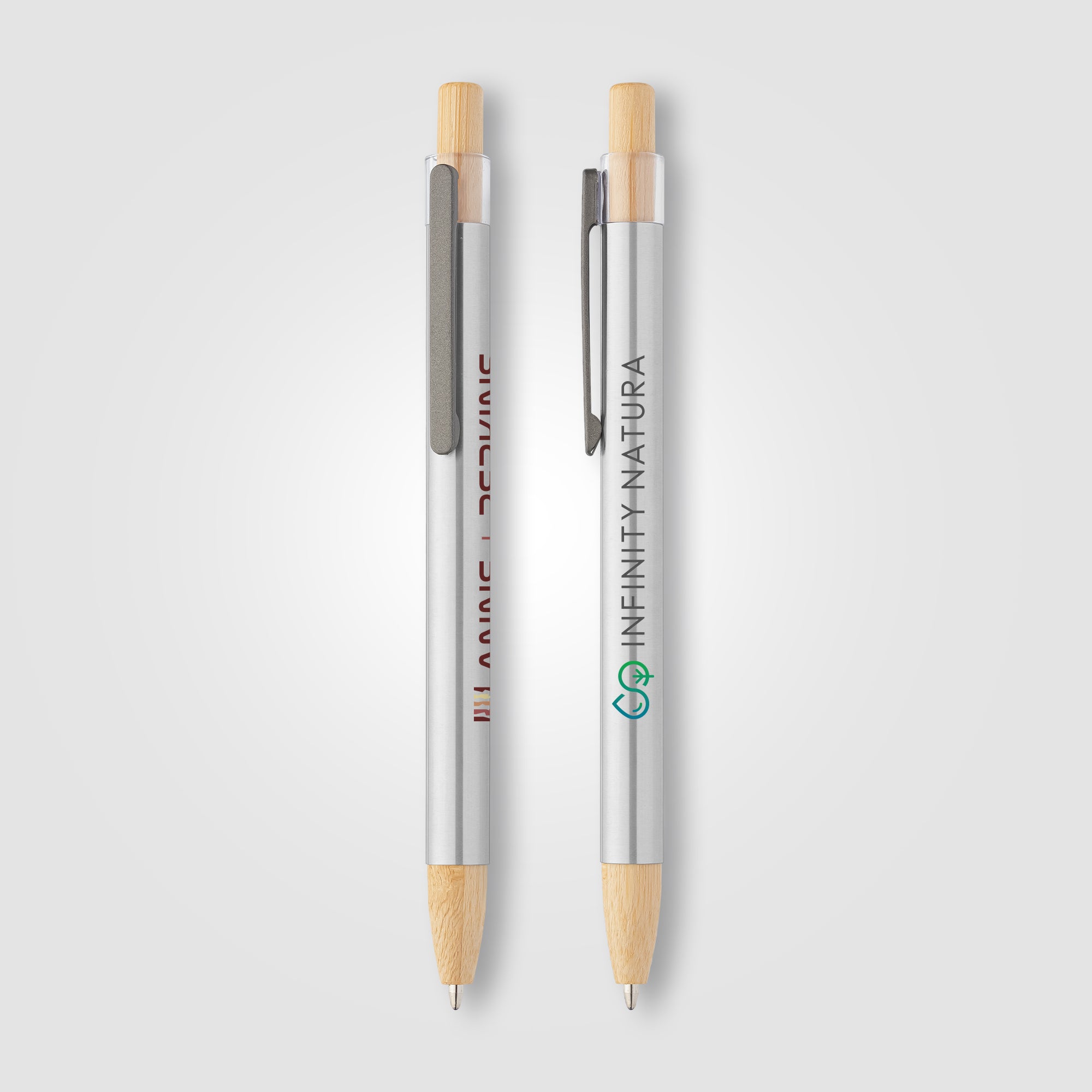 Image of the Nova Recycled Stainless Steel Pen - ColorJet promotional product, SKU JAF-C.