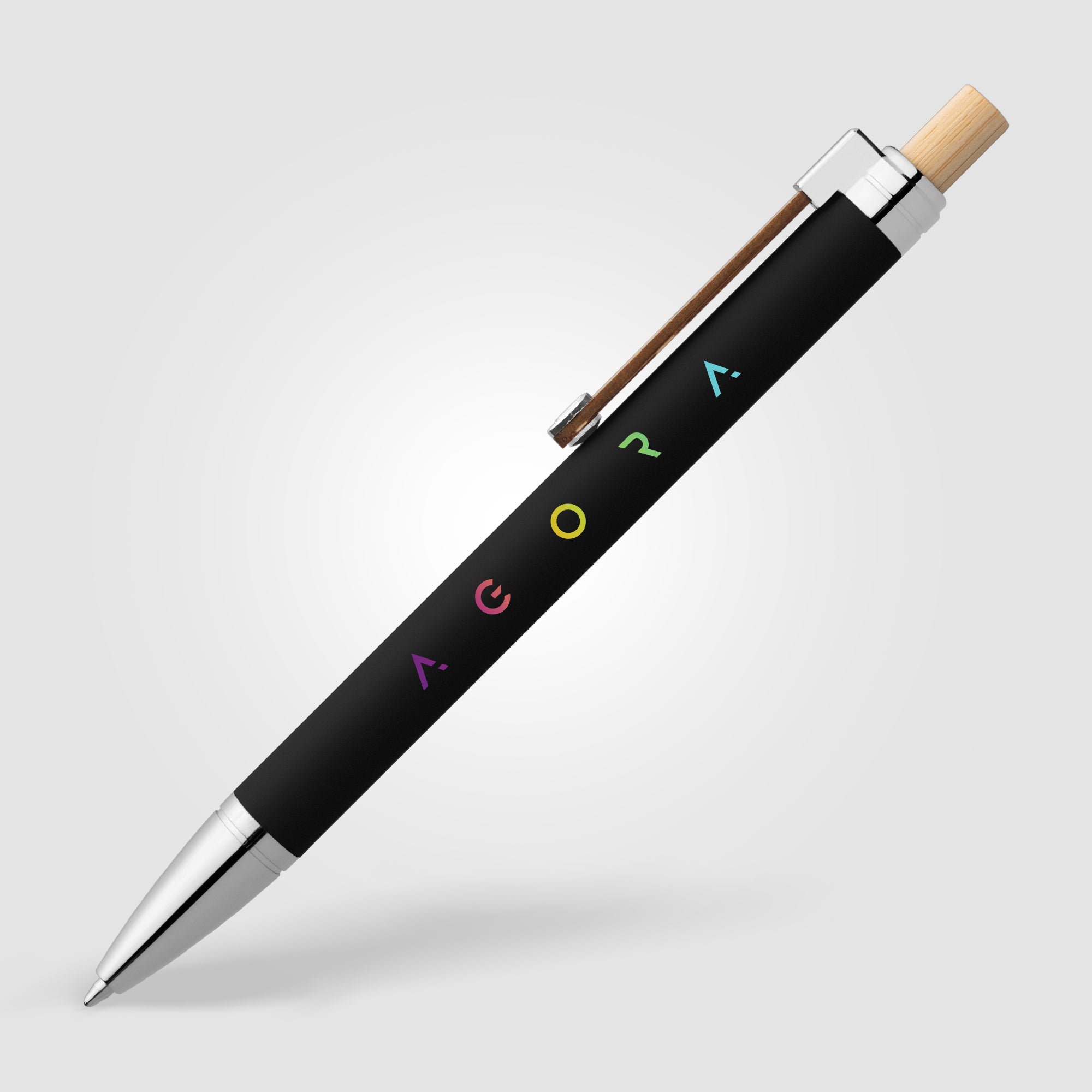 Phoenix Recycled Aluminum Softy Pen - ColorJet-zoom-2