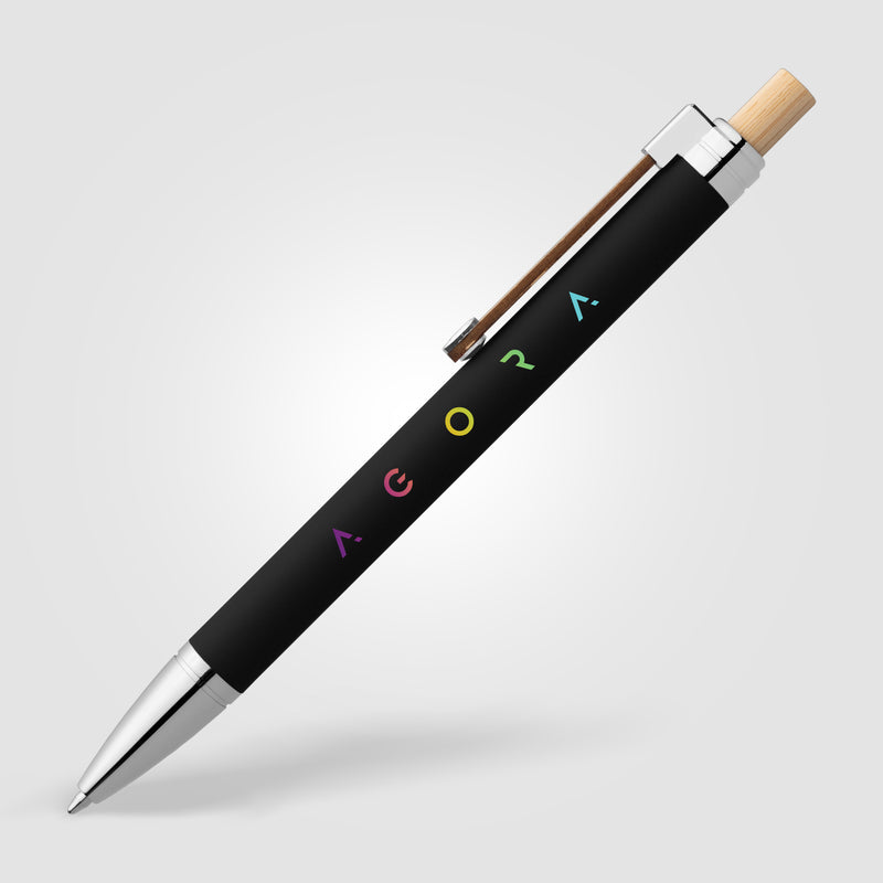 Phoenix Recycled Aluminum Softy Pen - ColorJet-zoom-