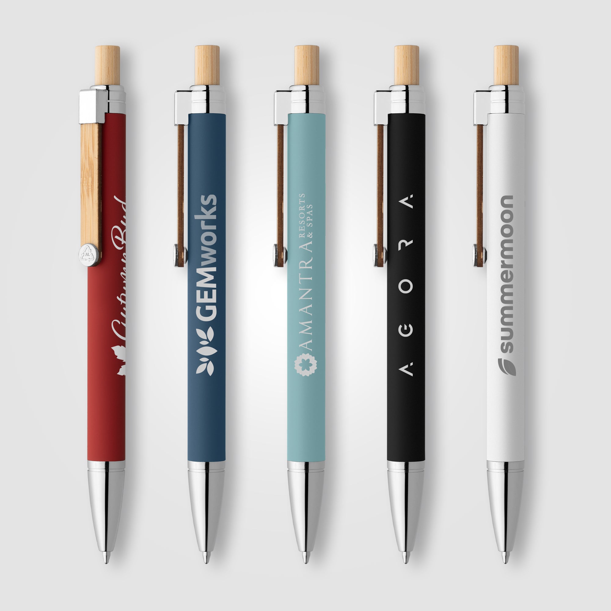 Phoenix Recycled Aluminum Softy Pen - Laser-zoom-1