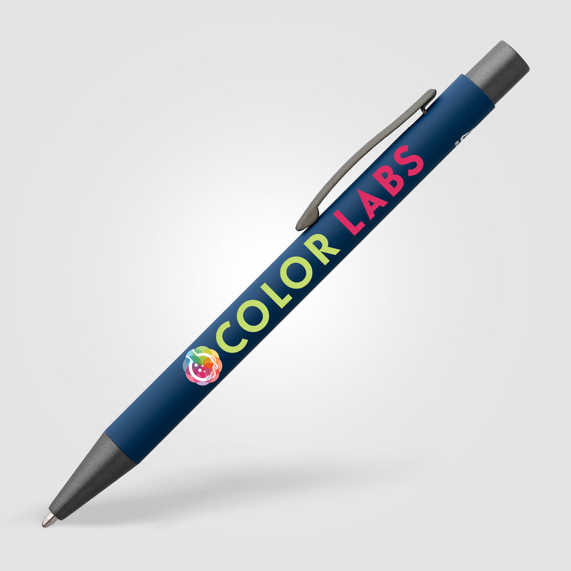 Bowie Recycled Aluminum Softy Pen - ColorJet-zoom-