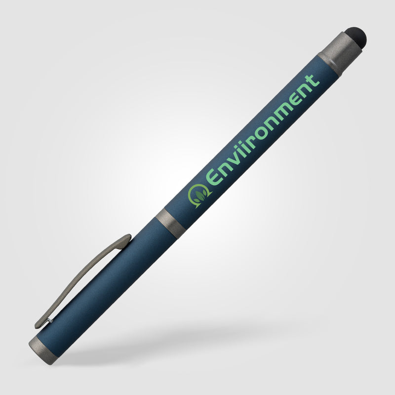 Bowie Recycled Aluminum Stylus Gel Pen - ColorJet-zoom-