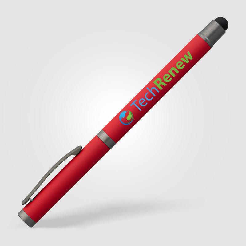 Bowie Recycled Aluminum Stylus Gel Pen - ColorJet-zoom-