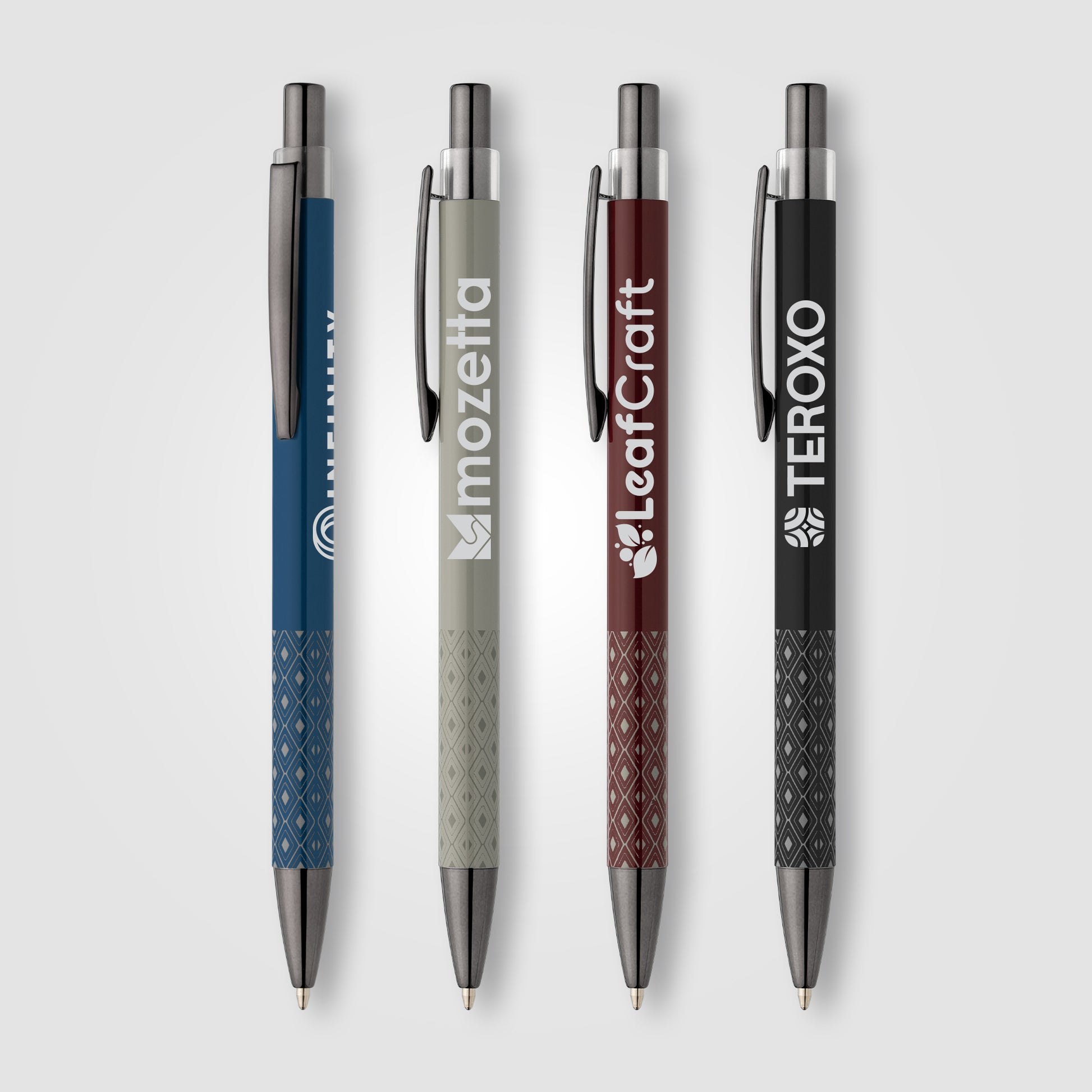 Norin Recycled Aluminum Printed Grip Pen-1
