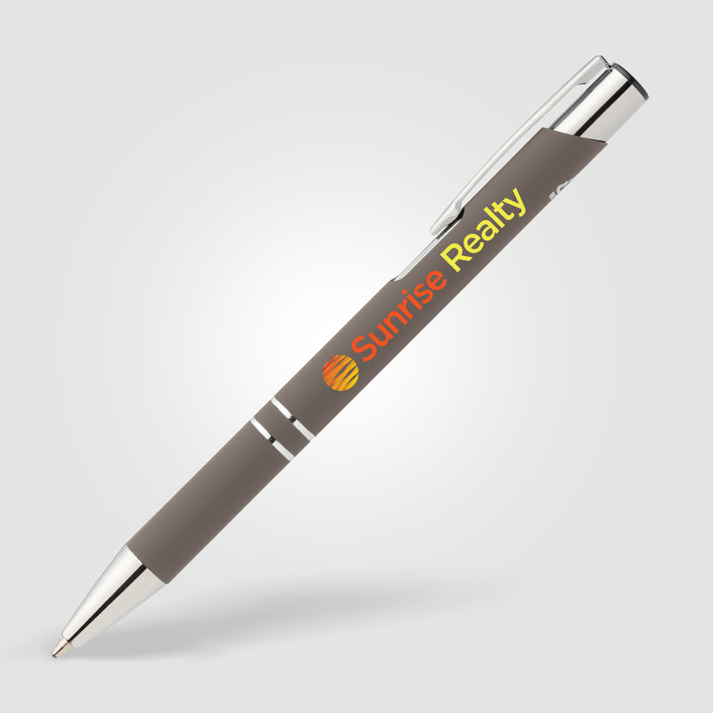 Tres-Chic Recycled Aluminum Chrome Trim Pen - ColorJet-zoom-