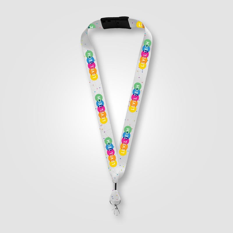 Vexel rPET Snap Trigger Breakaway Lanyard - 18" x 0.98" - Sublimation-zoom-