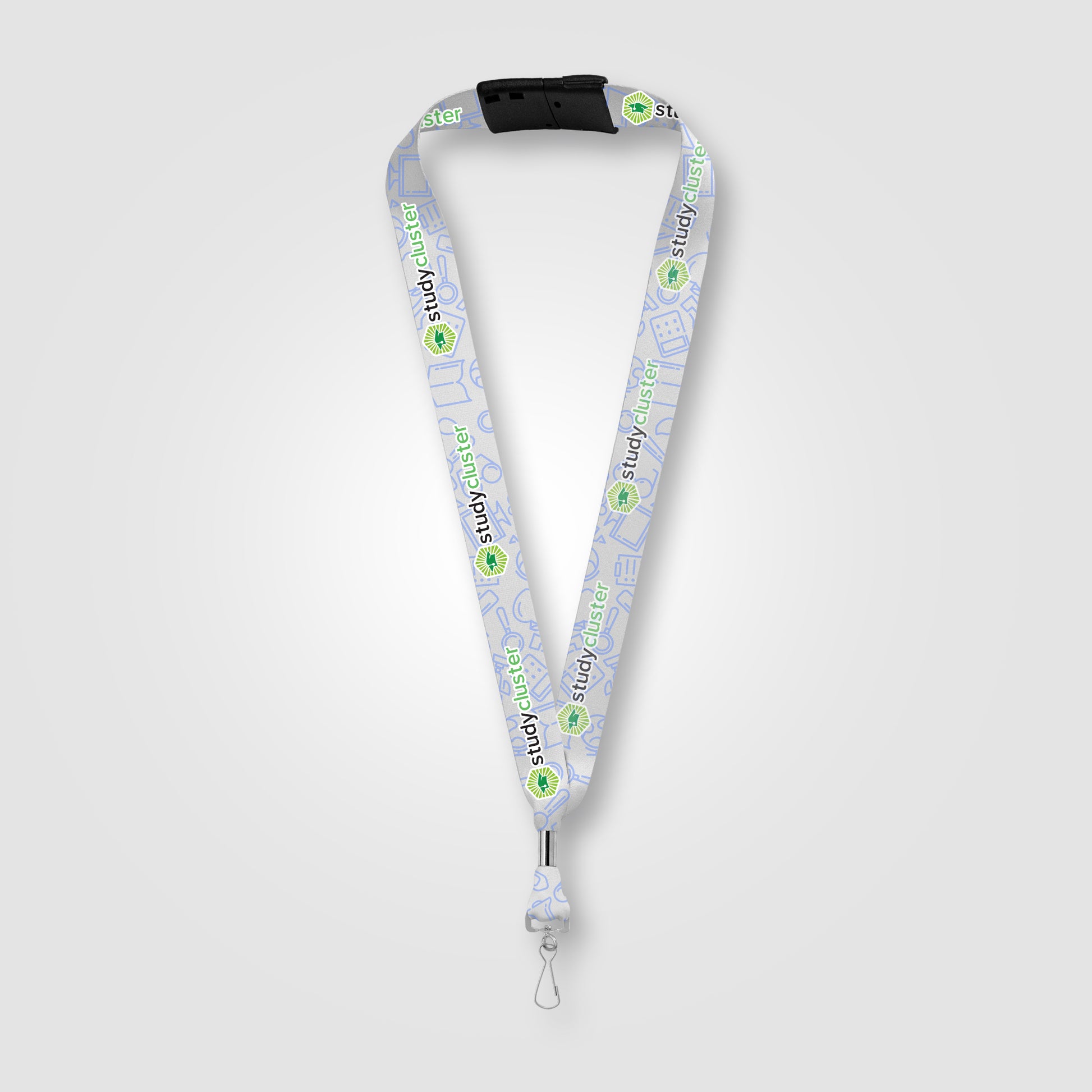 Image of the Orris rPET J Hook Lanyard – 36" x 1" - Sublimation promotional product, SKU KBE.