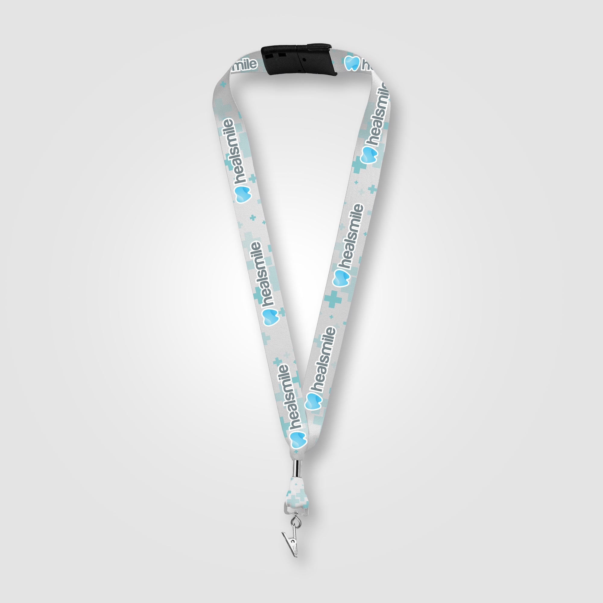 Image of the Zevi rPET Bulldog Clip Lanyard - 36" x 1" - Sublimation promotional product, SKU KBF.