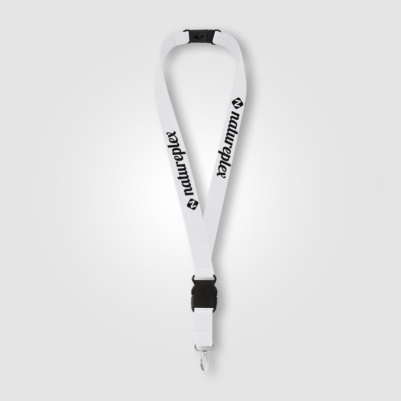 Jex rPET Breakaway Buckle Lanyard - 21.65" x 1" - Silkscreen-zoom-