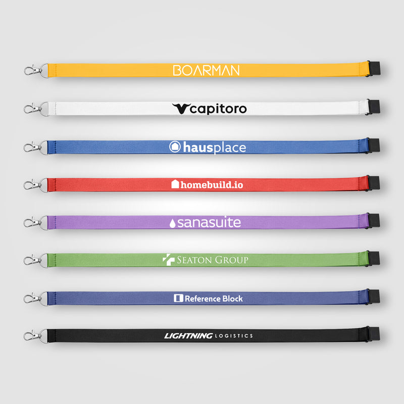 Elix rPET Breakaway Lanyard - 21.3" x 1" - Silkscreen-zoom-
