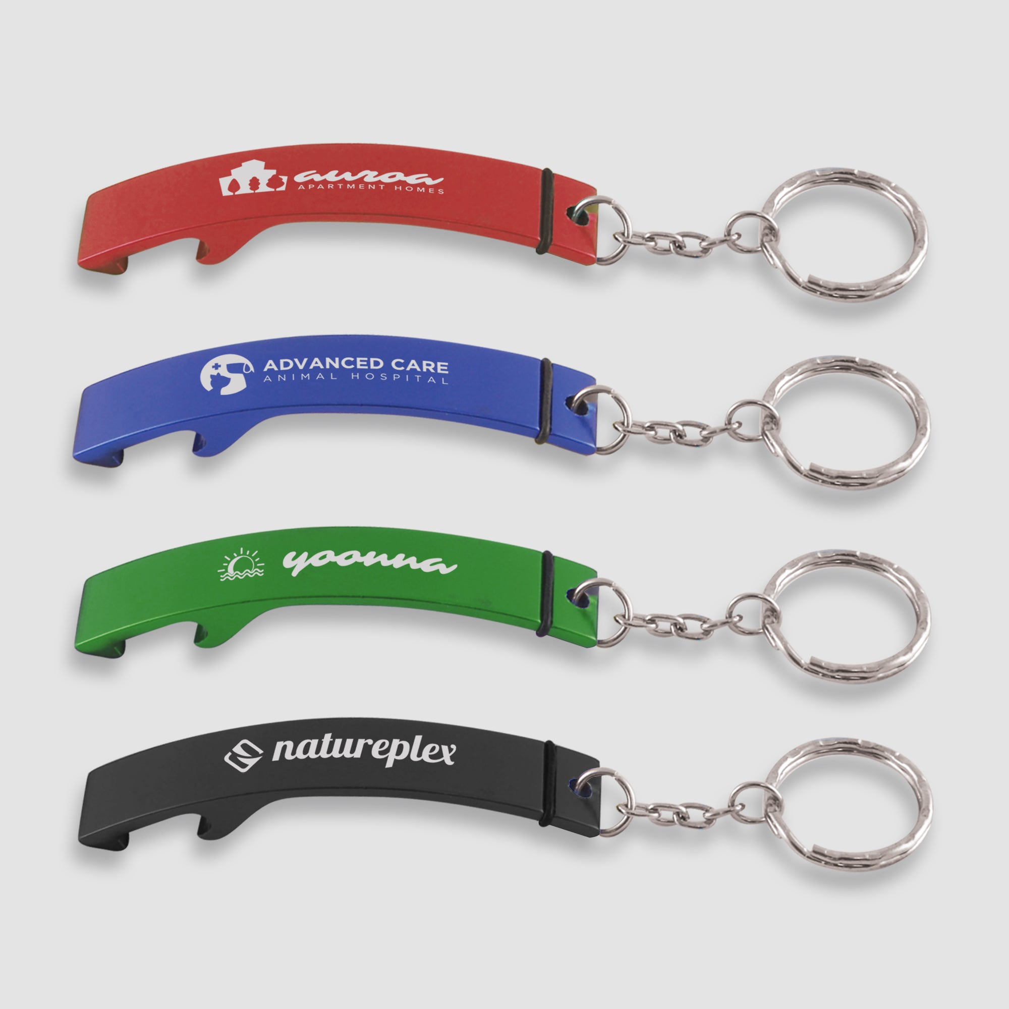 Pop-it - Laser Engraved Aluminum Bottle Opener w/ Keychain-zoom-1