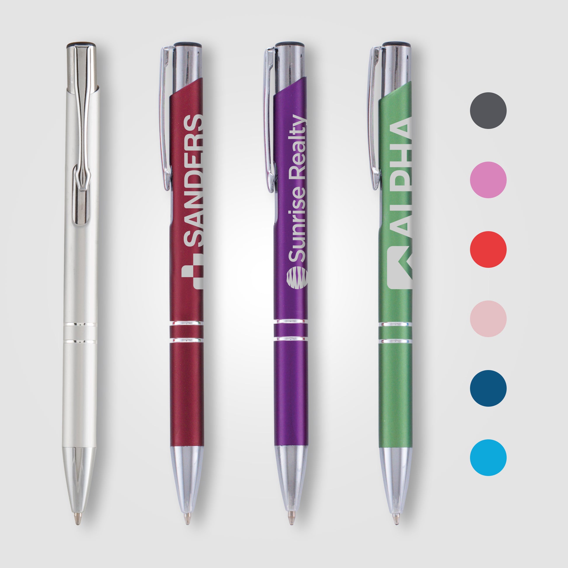 Image of the Matte Tres-Chic - LaserMax Metal Pen promotional product, SKU LDE-LM.
