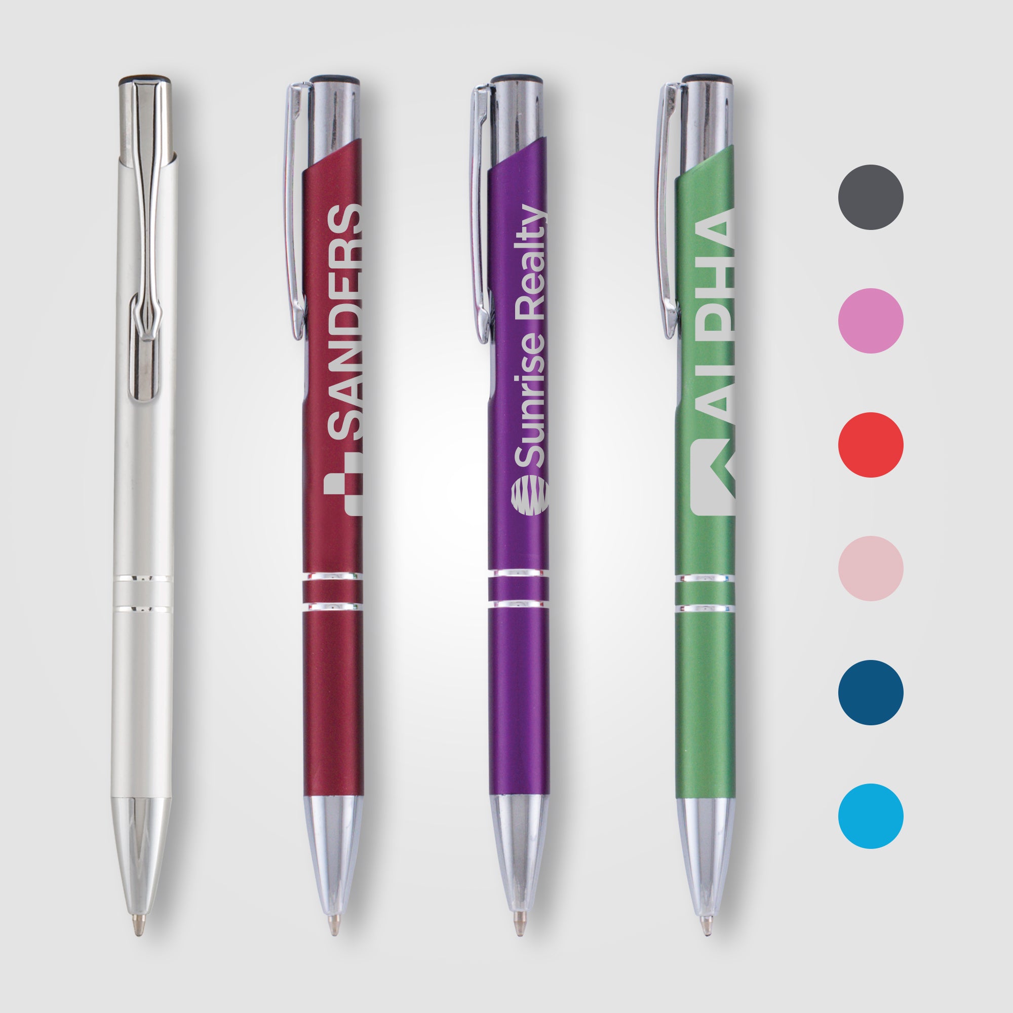 Image of the Matte Tres-Chic - LaserMax Metal Pen promotional product, SKU LDE-LM.