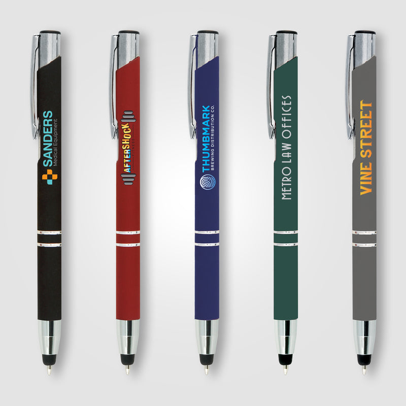 Tres-Chic Softy+ Stylus - ColorJet - Full-Color Metal Pen-zoom-