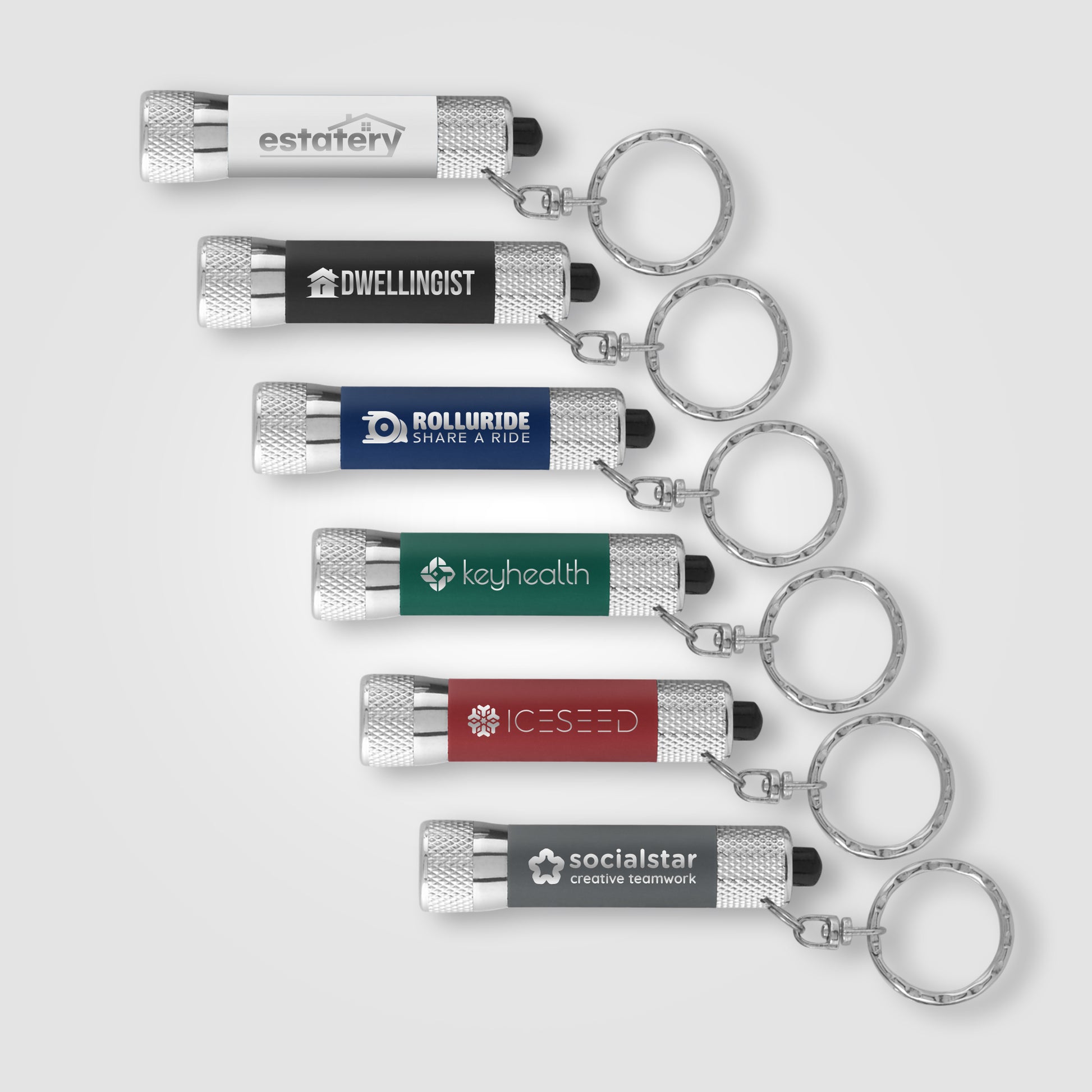 Chroma Softy - Laser Engraved - LED Flashlight Keyring-1
