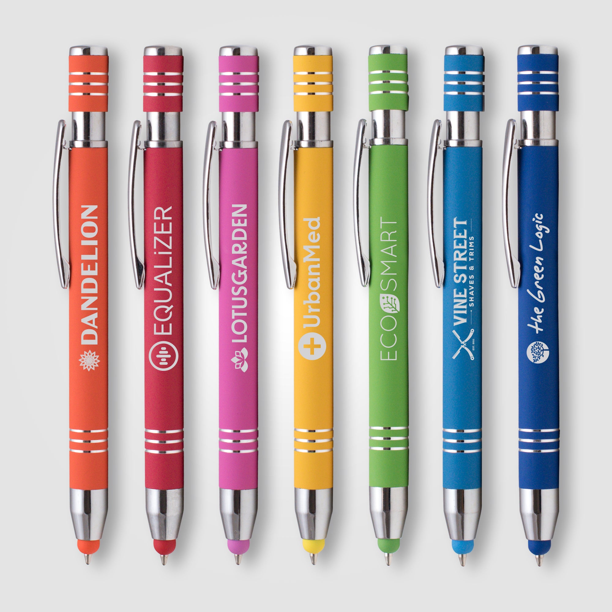 Marin Softy w/ Stylus - Laser Engraved - Metal Pen