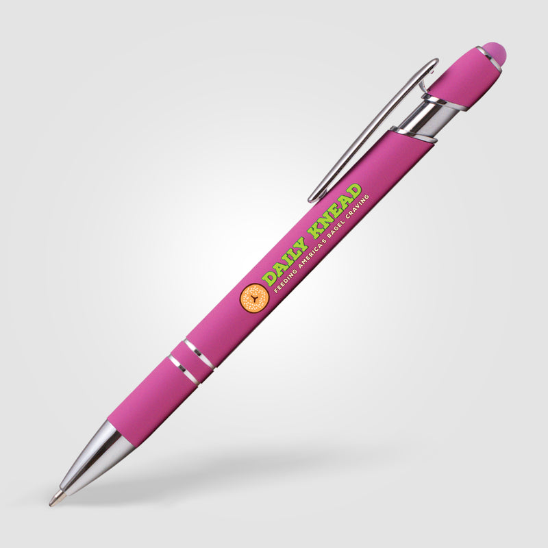 Ellipse Softy Brights w/Stylus - ColorJet - Full-Color Metal Pen-zoom-