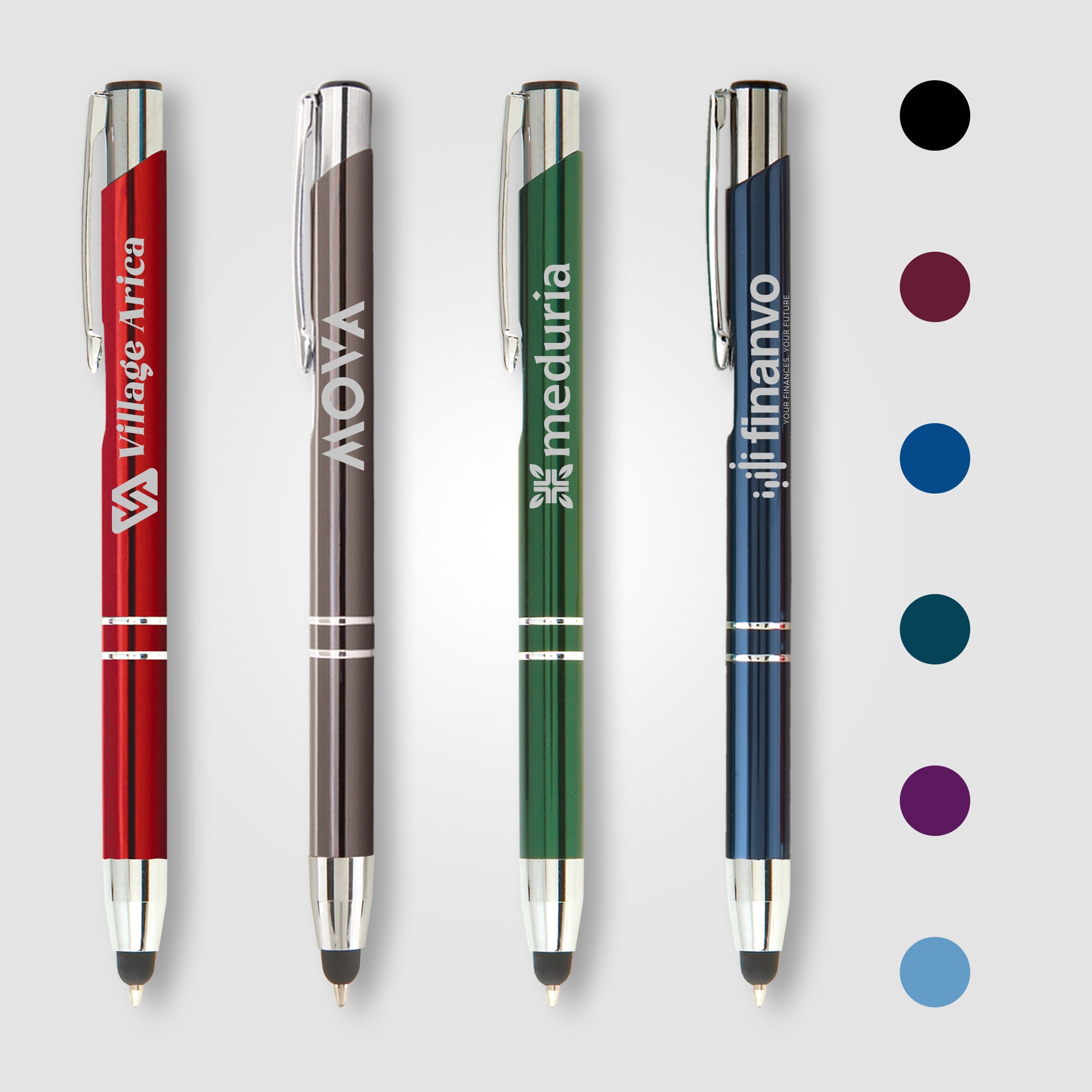 Tres-Chic Touch Stylus - Laser Engraved - Metal Pen-1